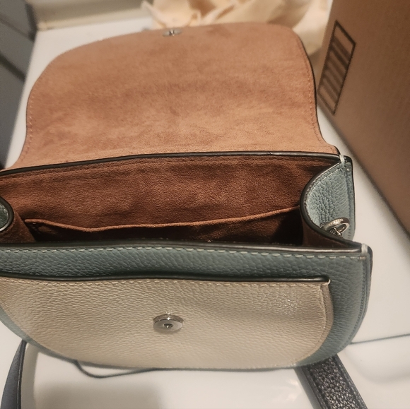 Coach Remi Saddlebag Colorblock Crossbody Bag 1330 - Picture 10 of 11